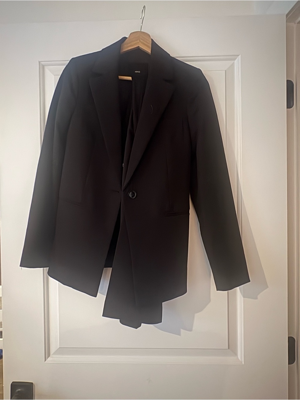 Mango Black Single-Button Blazer and Pant Set